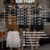 Women Basic High Waisted Mini Short Pencil Bodycon Faux Leather Skirt