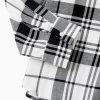 Family Matching Outfits Set Mommy and Me Dresses Off Shoulder Midi Dress Dad and Boy Plaid Button Down Shirts