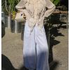 Women's Chiffon Blouses Dressy Peasant Tops Boho Sheer Ruffle Bishop Long Sleeve Button Down Shirt