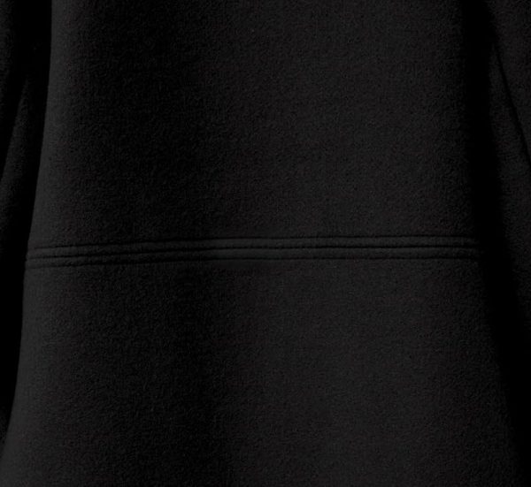 Women's Wool Blend Double Breasted Pea Coat Notched Lapel Mid Long Trench Overcoat with Pockets