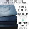 Women’s Ease into Comfort Pull-On Stretch Denim Skirt – Soft Jean Fabric, Flattering Slim Fit, All-Day Comfort