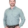 German Green Lederhosen Button Down Longsleeve/Shortsleeve Shirt