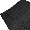 Women's High Waist Fringe Tiered Bodycon Pencil Midi Skirt