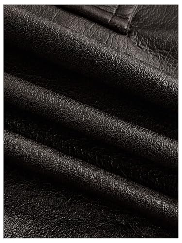 Women's PU Leather Mini Skirt Buckle Bodycon Skirts Skort Clubwear