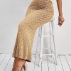 Women's High Waisted Flowy Long Pencil Skirts Ribbed Knit Bodycon Maxi Skirt Summer Trendy 2025