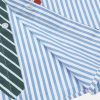 Button Down Shirts Unisex Necktie Print Stripe Long Sleeve Shirt Casual Streetwear Shirts