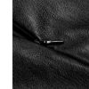Black PU Short Skirt Women High Waist Occupation Work Pencil Skirt Female Leather Skirt