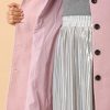 Women's Peter Pan Collar Overcoat Single Breasted Pockets Winter Long Coat