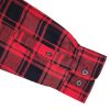 Men's Button Down Regular Fit Long Sleeve Plaid Flannel Casual Shirts - Multi Packs