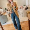 2025 Winter Elegant Womens Pea Coat Mid Long Wool Coat Wool Blend Trench Coat with Pockets