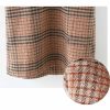 Women's Plaid Trench Coat Oversize Double Breasted Lapel Jacket Mid-Long Winter Pea Coat Overcoat