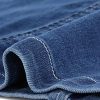 Women's Denim Dress Button Down Collar V Neck Long Sleeve A-line Cotton Jean Dress