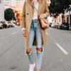 Women's Winter Wool Coat Casual Notch Lapel Single-Breasted Peacoat